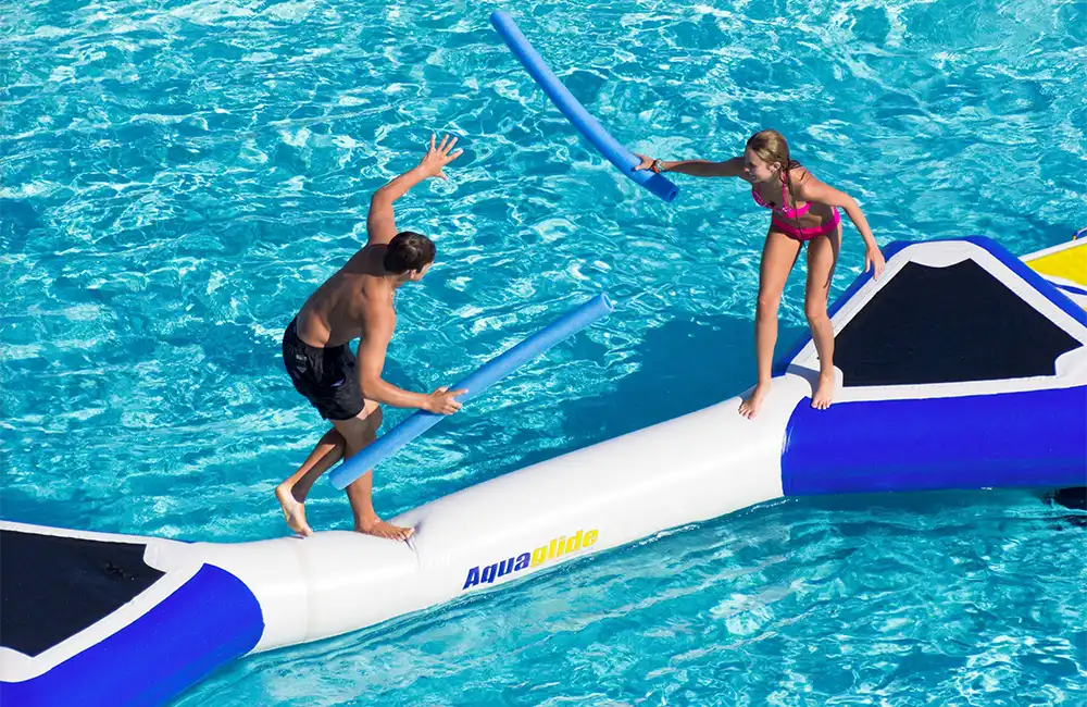 Aquaglide Foxtrot at Sblash Aqua Park, North Wales