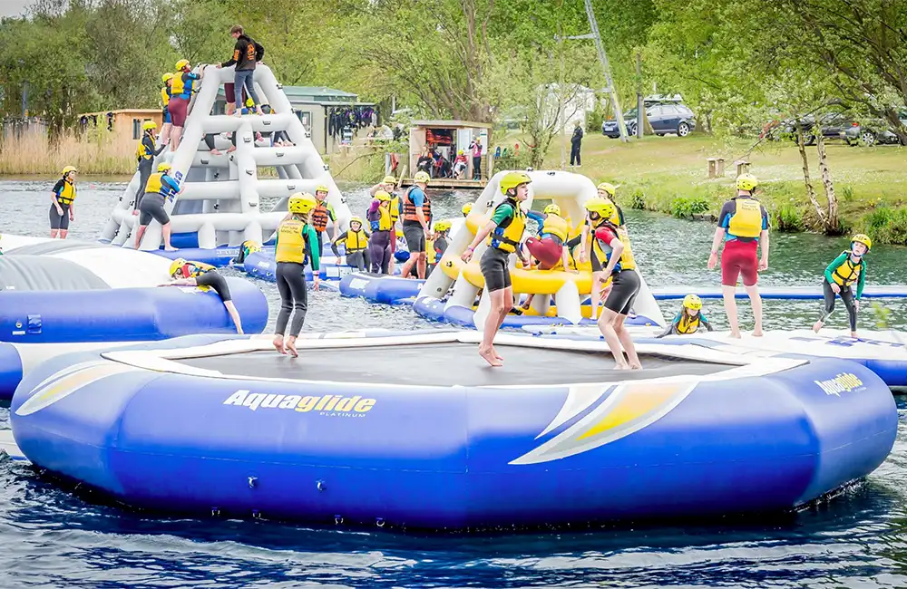 Aquaglide Supertramp at Sblash Aqua Park, North Wales