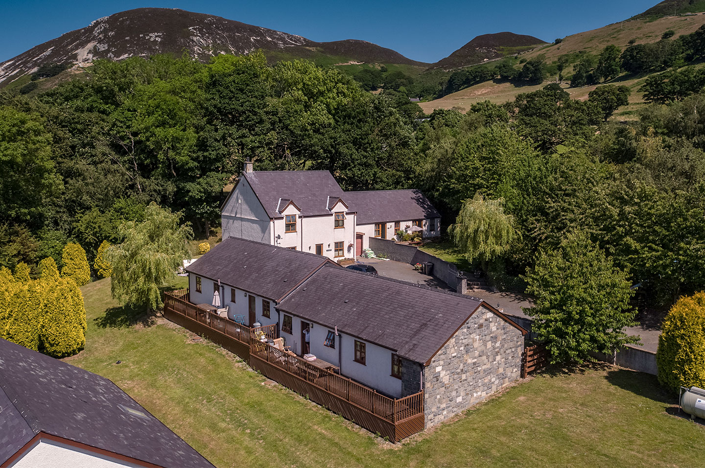 Ash cottage at Sblash Aqua Park, North Wales