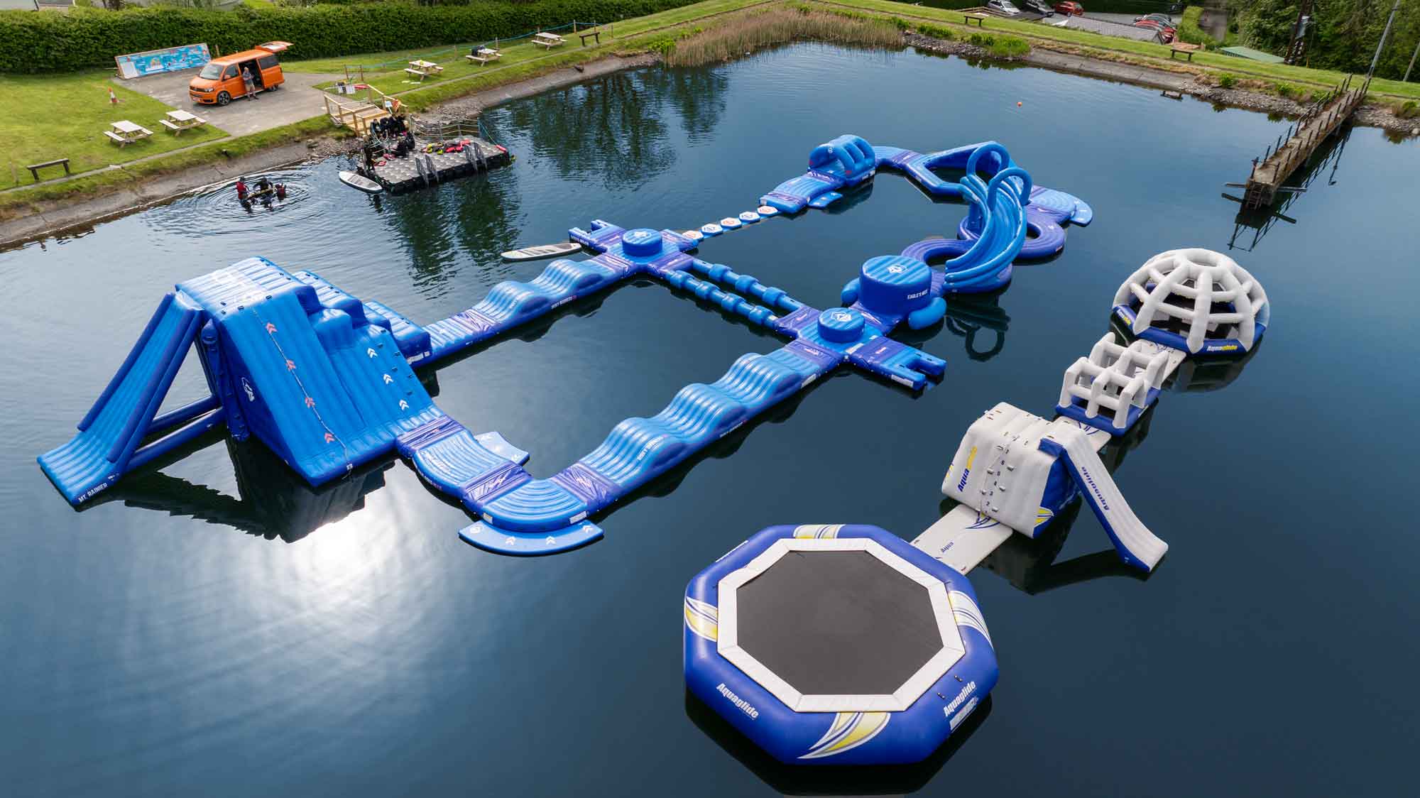 Sblash Aqua Park in North Wales